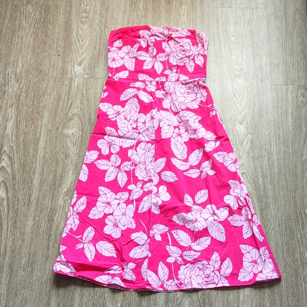 Express Stretch Pink Floral Dress